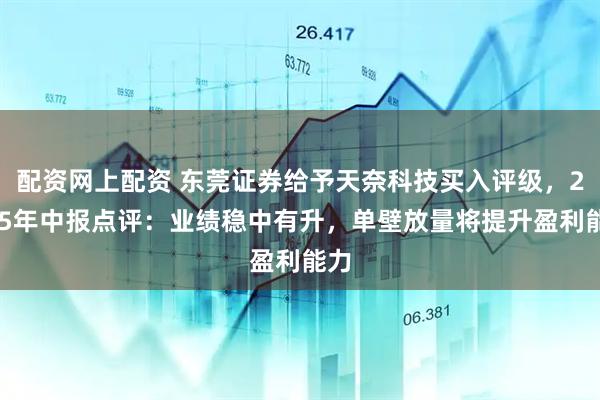 配资网上配资 东莞证券给予天奈科技买入评级，2025年中报点评：业绩稳中有升，单壁放量将提升盈利能力